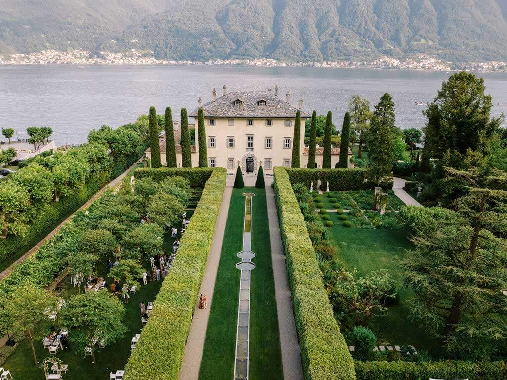 Villa Balbiano luxury wedding venue on Lake Como